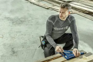 Термобілизна Hoegert OSTE HT5K392-M-L безшовна футболка 65% нейлон/35% поліестер сіра, M-L (50-52) №3
