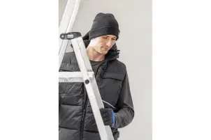 Жилет Hoegert BORGER HT5K920-XL утеплений з капюшоном 100% поліестер чорний, XL (54) №3