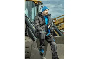 Шапка Hoegert ENZ HT5K471 в'язана 100% акрил синя, універсальний розмір (57-61) №3