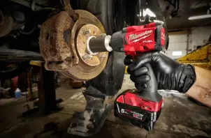 Гайковерт аккумуляторный бесщеточный 3/8'' MILWAUKEE, М18 FMTIW2F38-0X, 813Нм, с кольцом (каркас, клипса для ремня, HDкейс) №5