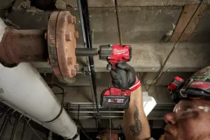 Гайковерт аккумуляторный бесщеточный 3/8'' MILWAUKEE, М18 FMTIW2F38-0X, 813Нм, с кольцом (каркас, клипса для ремня, HDкейс) №9