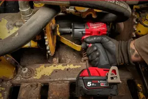 Гайковерт аккумуляторный бесщеточный 3/8'' MILWAUKEE, М18 FMTIW2F38-0X, 813Нм, с кольцом (каркас, клипса для ремня, HDкейс) №10