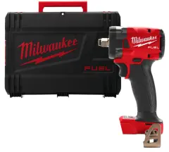 Гайковерт акумуляторний безщітковий 1/2'' MILWAUKEE, M18 FIW2F12-0Х, 339Нм, з кільцем (каркас, кліпса для реміня, HDкейс)