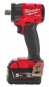 Гайковерт акумуляторний безщітковий 1/2'' MILWAUKEE, M18 FIW2P12-502X, 339Нм, з піном (зарядний пристрій M12-18 FC, 2 акумулятор №2