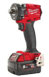 Гайковерт акумуляторний безщітковий 1/2'' MILWAUKEE, M18 FIW2P12-502X, 339Нм, з піном (зарядний пристрій M12-18 FC, 2 акумулятор №3