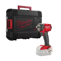 Гайковерт акумуляторний безщітковий 3/8'' MILWAUKEE, M18 FIW2F38-0X, 339Нм, с кольцом (каркас, HDкейс) купити