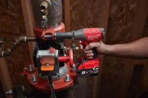 Гайковерт аккумуляторный бесщеточный 1/2'' MILWAUKEE M18 ONEIWF12-0, 300Нм, с кольцом (каркас) №11