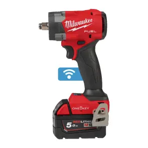 Гайковерт аккумуляторный бесщеточный TORQUE-SENSE 1/2'' MILWAUKEE, M18 ONEFIW2FC12-0X, 67-203Нм (каркас, клипса для ремня Dкейс) №3