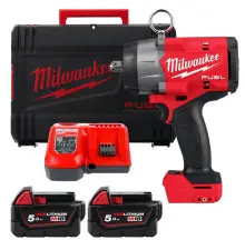 Гайковерт аккумуляторный бесщеточный 1/2'' MILWAUKEE, M18 FHIW2P12-502X, 1491Нм, с пеном (зарядное устройство M12-18 FC, 2 аккумулята) купить в Киеве