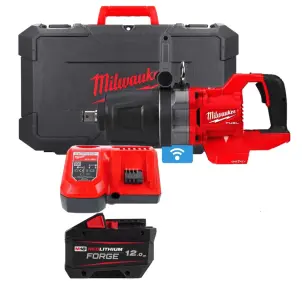 Гайковерт аккумуляторный бесщеточный 1'' MILWAUKEE, M18 ONEFHIWF1DS-121C, 2711Нм (зарядное устройство M12-18 FC, 1 аккумулятор FB12 №1