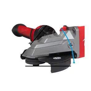 Шлифмашина угловая - болгарка аккумуляторная MILWAUKEE M18 FSAGF125XB-0X, 1200Вт, диаметр 125мм (антивибрационная боковая рукоятка №3