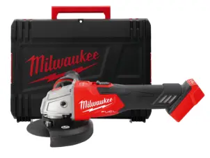 Шліфмашина кутова - болгарка акумуляторна безщіткова MILWAUKEE, M18 FSAG125XB-0X, 1200Вт, діаметр 125мм (каркас, антивібраційна №1