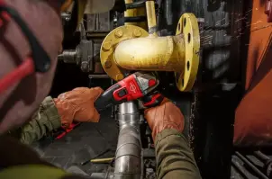Шліфмашина кутова - болгарка акумуляторна безщіткова MILWAUKEE, M18 FSAG125XB-0X, 1200Вт, діаметр 125мм (каркас, антивібраційна №5