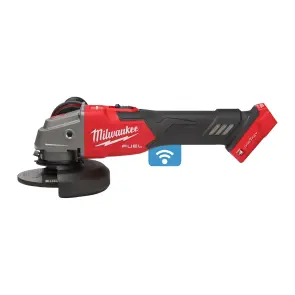 Шліфмашина кутова - болгарка акумуляторна безщіткова MILWAUKEE, M18 ONEFSAG125XB-0X, діаметр125мм (каркас, захисний кожух, пилоз №4