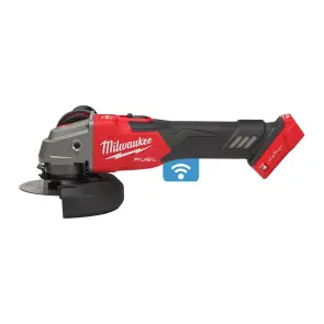 Шліфмашина кутова - болгарка акумуляторна безщіткова MILWAUKEE, M18 ONEFSAG125XB-0X, діаметр125мм (каркас, захисний кожух, пилоз №6