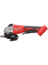 Шлифмашина угловая аккумуляторная бесщеточная MILWAUKEE, M18 BLSAG115XPD-0, диаметр 115мм (каркас, защитный кожух, ключ, опорная