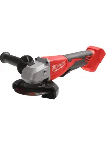 Шлифмашина угловая аккумуляторная бесщеточная MILWAUKEE, M18 BLSAG115XPD-0, диаметр 115мм (каркас, защитный кожух, ключ, опорная №2