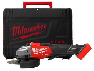 Шлифмашина угловая - болгарка аккумуляторная бесщеточная MILWAUKEE, M18 FHSAG150XPDB2-0X, диаметр 150мм (каркас, антивибрационная боковая) №1