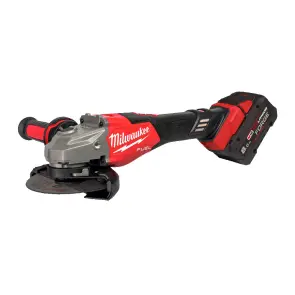 Шліфмашина кутова - болгарка акумуляторна безщіткова MILWAUKEE, M18 FHSAG125XB2-802X, 1800Вт діаметр 125мм (зарядний пристрій M1 №3