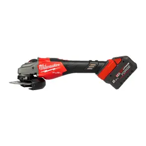 Шліфмашина кутова - болгарка акумуляторна безщіткова MILWAUKEE, M18 FHSAG125XB2-802X, 1800Вт діаметр 125мм (зарядний пристрій M1 №4