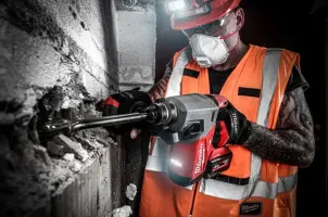 Перфоратор акумуляторний безщітковий SDS-PLUS MILWAUKEE, M18 ONEFH-0, 2,5Дж (каркас) №13