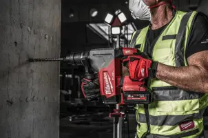 Перфоратор акумуляторний безщітковий SDS-PLUS MILWAUKEE, M18 ONEFHPX-0, 5Дж (каркас) №12