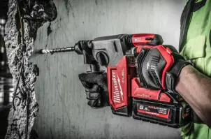 Перфоратор акумуляторний безщітковий SDS-PLUS MILWAUKEE, M18 ONEFHX-0X, 2,5Дж (каркас, патрон FIXTEC 13мм, HDкейс) №10