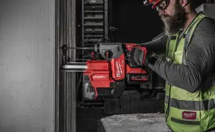 Перфоратор акумуляторний безщітковий SDS-PLUS MILWAUKEE M18 ONEFHXDEL-552C с системою пиловидалення (зарядний пристрій M12-18 FC №4