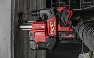 Перфоратор акумуляторний безщітковий SDS-PLUS MILWAUKEE M18 ONEFHXDEL-552C с системою пиловидалення (зарядний пристрій M12-18 FC №5