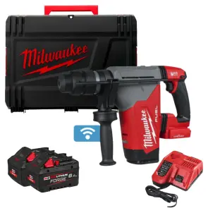 Перфоратор акумуляторный безщітковий SDS-PLUS MILWAUKEE, M18 ONEFHPX-802X, 5Дж (зарядний пристрій M12 -18 FC, 2 акумулятори М18 №1