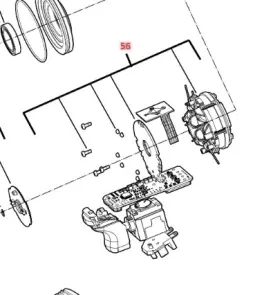 Блок електронного керування для M12FIWF12 MILWAUKEE №1