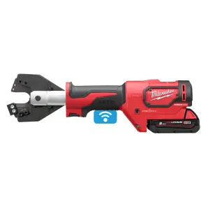 Кабелеріз гідравлічний акумуляторний MILWAUKEE, M18 ONEHCC-201C ACSR (зарядний пристрій М12-18 С, 1 акумулятор М18 В2 2Аг, кліщі №2