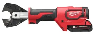 Кабелеріз гідравлічний акумуляторний MILWAUKEE, M18 ONEHCC-201C FSW (зарядний пристрій М12-18 С, 1 акумулятор М18 В2 2Аг, кліщі №2