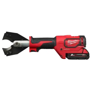 Кабелеріз гідравлічний акумуляторний MILWAUKEE, M18 ONEHCC-201C FSW (зарядний пристрій М12-18 С, 1 акумулятор М18 В2 2Аг, кліщі №8