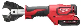 Кабелеріз гідравлічний акумуляторний MILWAUKEE, M18 ONEHCC-201C CU/AL (зарядний пристрій М12-18 С, 1 акумулятор М18 В2 2Аг, кліщ