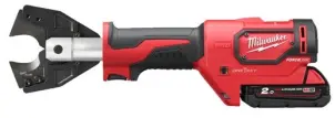 Кабелеріз гідравлічний акумуляторний MILWAUKEE, M18 ONEHCC-201C CU/AL (зарядний пристрій М12-18 С, 1 акумулятор М18 В2 2Аг, кліщ №1