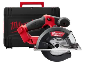 Пила ручная дисковая аккумуляторная по металлу MILWAUKEE, M18 FMCS-0X, диаметр 150мм (каркас, диск по металлу с 34зубами, HD кейс) №1