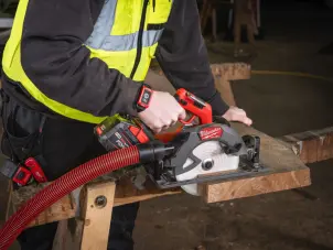 Пила ручная дисковая аккумуляторная MILWAUKEE, M18 FCS66GR3-121C, диаметр 190мм (зарядное устройство М12-18 FC, 1 аккумулятор М18 FB №4