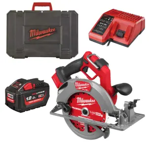 Пила ручная дисковая аккумуляторная MILWAUKEE M18 FCSO190GR-121C ONEKEY, диаметр 190мм (зарядное устройство М12-18 FC, 1 аккумулятор M1 №1