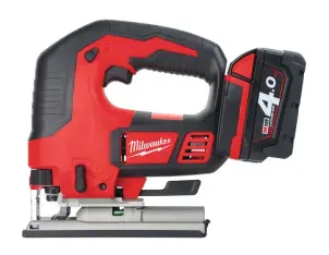 Лобзик акумуляторний MILWAUKEE, M18 BJS-402С (зарядний пристрій М12-18 С, 2 акумулятори М18 В4 4Аг, аксесуари, кейс) №2