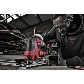Лобзик акумуляторний MILWAUKEE, M18 BJS-402С (зарядний пристрій М12-18 С, 2 акумулятори М18 В4 4Аг, аксесуари, кейс) №9