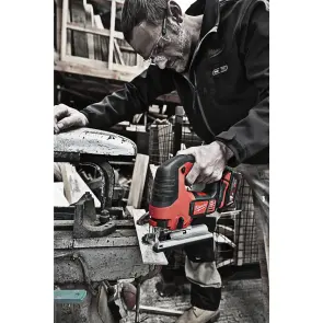 Лобзик акумуляторний MILWAUKEE, M18 BJS-402С (зарядний пристрій М12-18 С, 2 акумулятори М18 В4 4Аг, аксесуари, кейс) №10