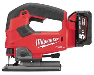 Лобзик аккумуляторный MILWAUKEE, M18 FJS-502X (зарядное устройство M12-18 FC, 2 аккумулятора М18 В5 5Ач, аксессуары, HDкейс) №3