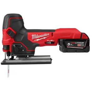Лобзик акумуляторний MILWAUKEE, M18 FBJS-502Х (зарядний пристрій М12-18 FС, 2 акумулятори М18 В5 5Аг, аксесуари, HDкейс) №2