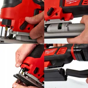 Лобзик акумуляторний MILWAUKEE, M18 BJS-0X (каркас. полотно, адаптер, кожух, насадка, накладка підошви, HDкейс) №2