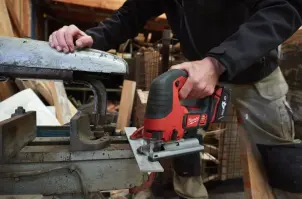Лобзик акумуляторний MILWAUKEE, M18 BJS-0X (каркас. полотно, адаптер, кожух, насадка, накладка підошви, HDкейс) №3