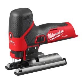 Лобзик аккумуляторный бесщеточный MILWAUKEE, M12 FJS-0 (каркас, холст, пылеотвод, пылезащитный чехол, защита от обломков, мягкий №2
