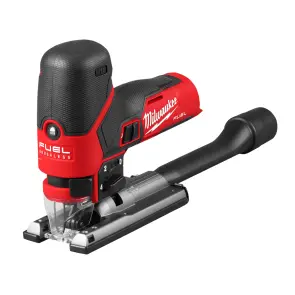 Лобзик аккумуляторный бесщеточный MILWAUKEE, M12 FJS-0 (каркас, холст, пылеотвод, пылезащитный чехол, защита от обломков, мягкий №3