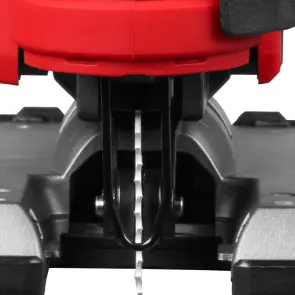 Лобзик аккумуляторный бесщеточный MILWAUKEE, M12 FJS-0 (каркас, холст, пылеотвод, пылезащитный чехол, защита от обломков, мягкий №5