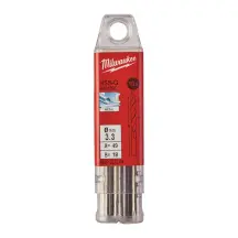 Свердло по металу HSS-G MILWAUKEE DIN1897, діаметр 3,3х49х18мм, скорочене, (10шт), пластикова коробка купити